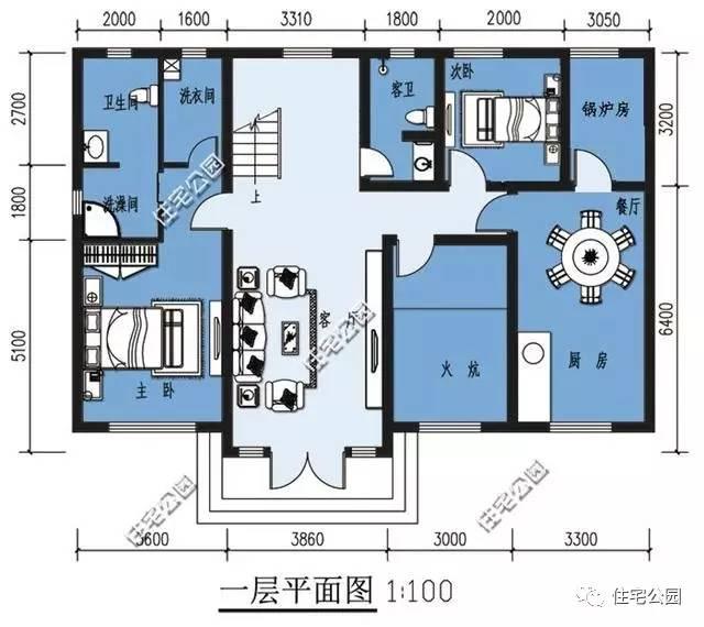 農村建房，還是首選半坡半平兩層半，這10套最好看