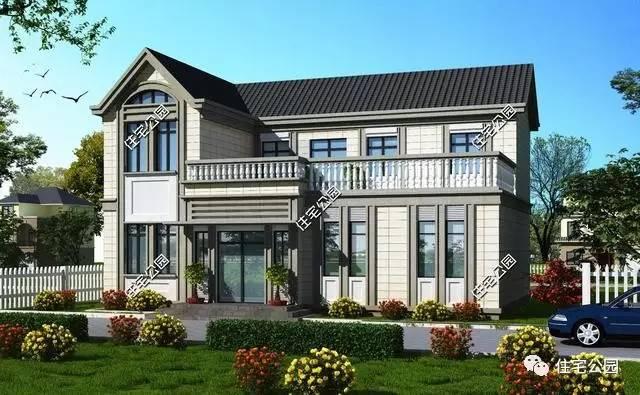 農村建房，還是首選半坡半平兩層半，這10套最好看