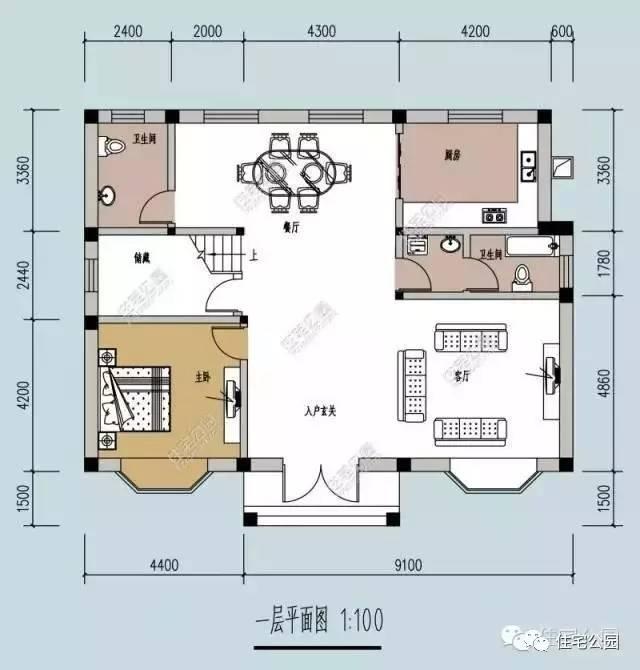 100平的占地，建個(gè)300平的別墅，這可是你要的戶型案例？