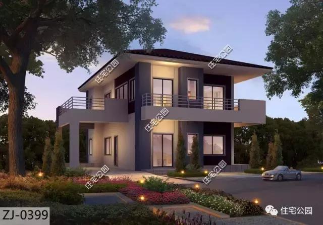 16X12米農(nóng)村別墅，造型簡(jiǎn)潔，室內(nèi)劃分清晰，私密獨(dú)立！