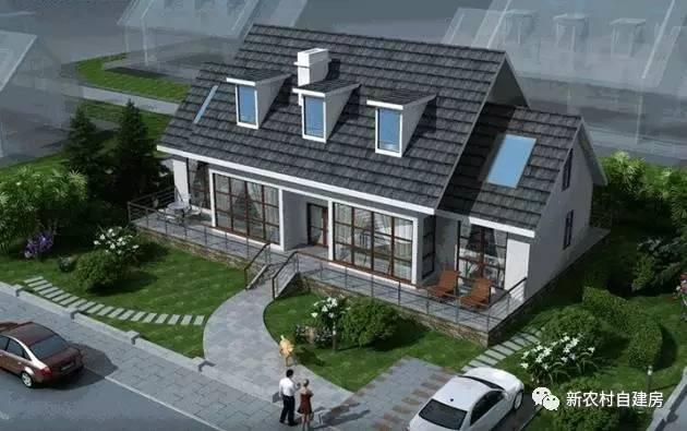 2套一層半農(nóng)村平房設(shè)計(jì)，第2套布局功能最全