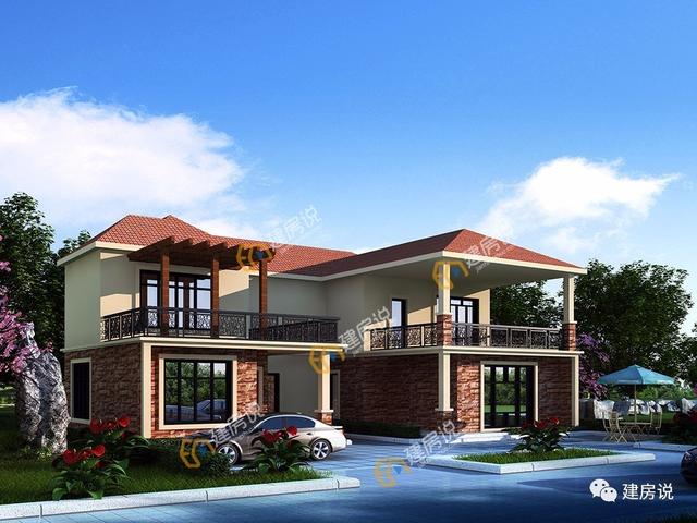 帶堂屋的三合院農(nóng)村別墅，真正適合農(nóng)村人的自建房