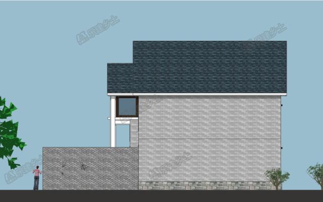 二層美式鄉(xiāng)村自建房設(shè)計(jì)，地下室+閣樓豐富住宅功能