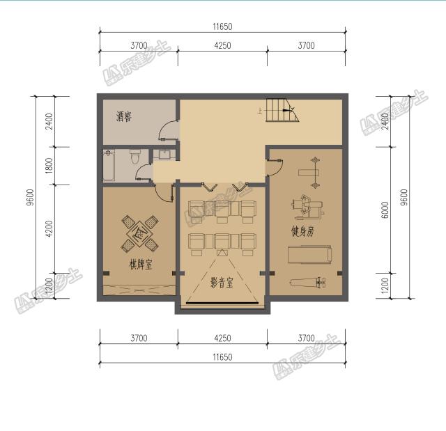 二層美式鄉(xiāng)村自建房設(shè)計(jì)，地下室+閣樓豐富住宅功能