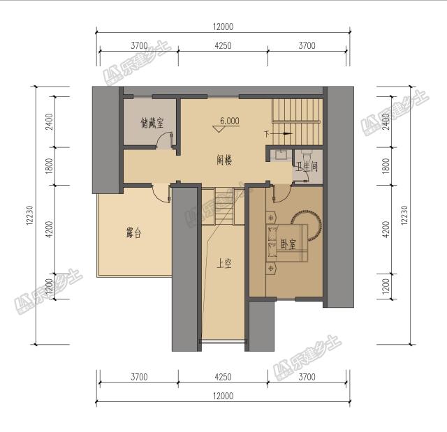 二層美式鄉(xiāng)村自建房設(shè)計(jì)，地下室+閣樓豐富住宅功能