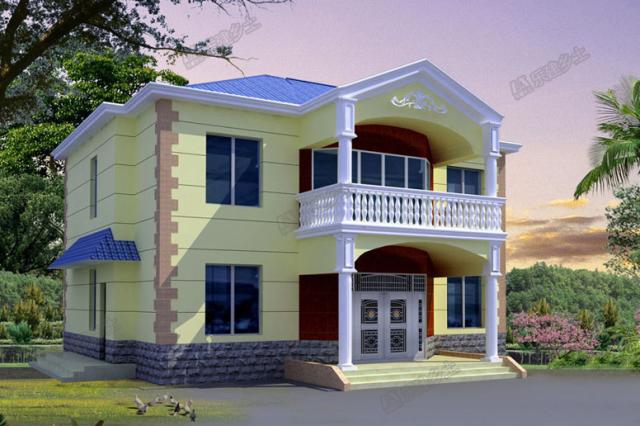 15x16米二層簡歐別墅設(shè)計，戶型經(jīng)濟實用