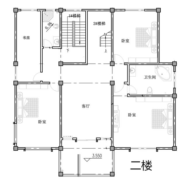 讓湖南姑娘笑到醒的農(nóng)村自建別墅設(shè)計(jì)！豪華大氣附全套別墅圖紙！