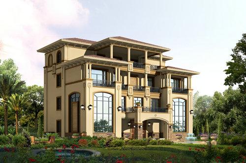 農(nóng)村自四層建豪宅別墅！含地下室加個(gè)觀光電梯更完美！全套圖紙！