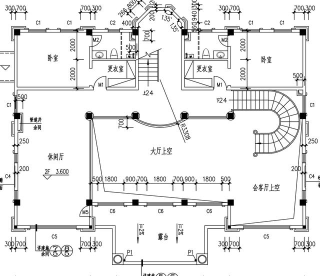 農(nóng)村自四層建豪宅別墅！含地下室加個(gè)觀光電梯更完美！全套圖紙！