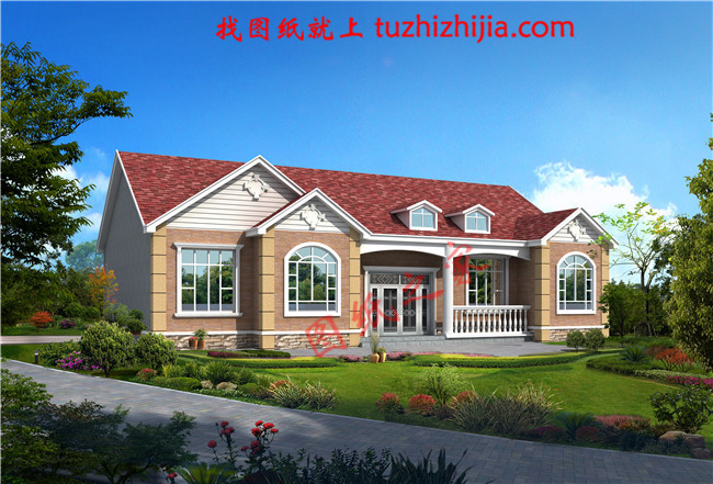 鄉(xiāng)下建房一層戶型圖及全套圖紙，養(yǎng)老房，還是一層好