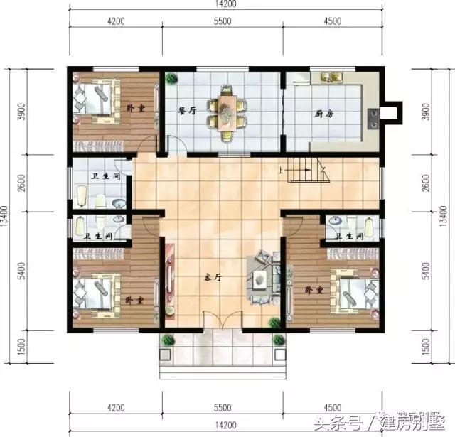 傳承了幾千年的對稱美，這個(gè)別墅造型難道就只有我覺得美？