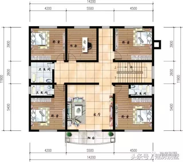 傳承了幾千年的對稱美，這個(gè)別墅造型難道就只有我覺得美？