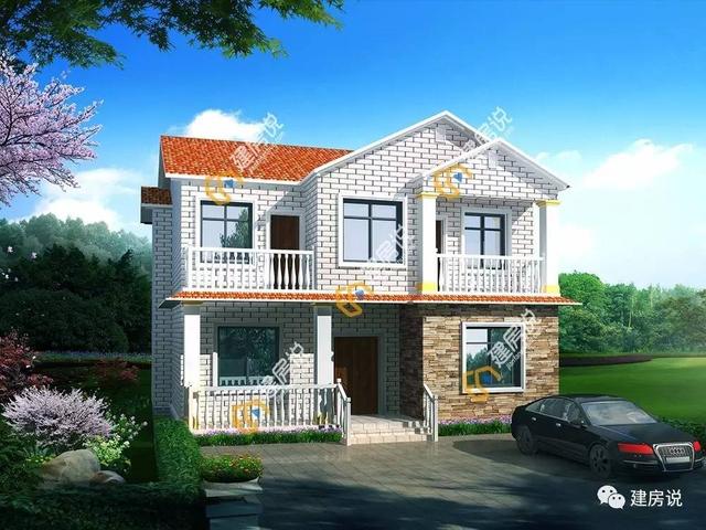 二層農(nóng)村小別墅，經(jīng)濟(jì)實(shí)用，造價(jià)不超過(guò)30萬(wàn)