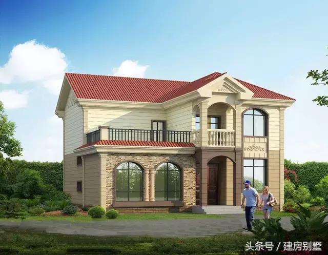 12.2×11.1米二層農(nóng)村別墅，最受70后喜愛的別墅戶型