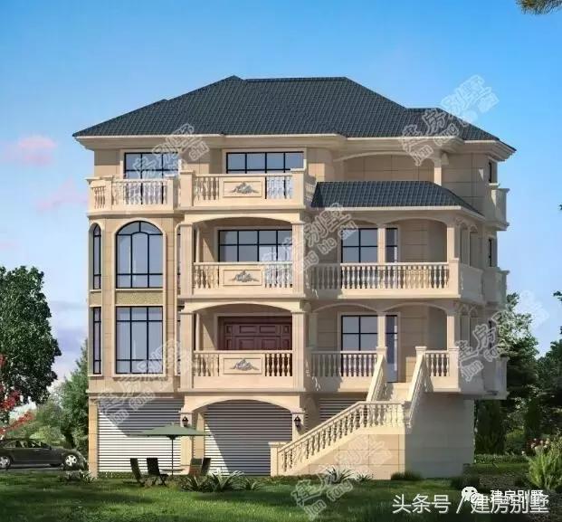 浙江杭州自建四層農(nóng)村別墅，首層架空要做大車庫