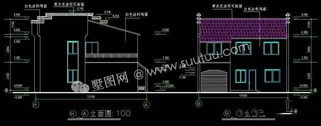 新農(nóng)村二層徽派風(fēng)格小別墅，建成絕對是一道亮點(diǎn)～