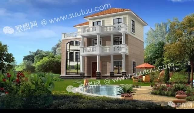 13X10農(nóng)村大面積三層復(fù)式別墅，自建房就選它了！