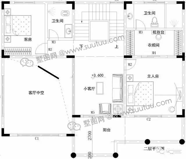 13X10農(nóng)村大面積三層復(fù)式別墅，自建房就選它了！