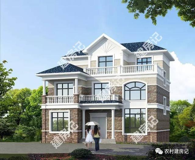 12×11.5米二層半戶型圖，老百姓都建的起的農(nóng)村別墅