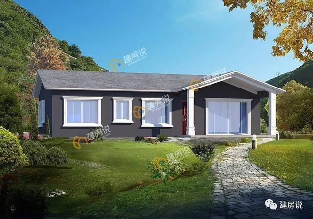 帶衣帽間的一層農(nóng)村別墅，造價(jià)只要20萬(wàn)