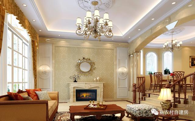 500萬的農(nóng)村豪宅，泳池園林，這配置只有村長家建的起