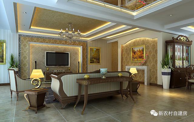 500萬的農(nóng)村豪宅，泳池園林，這配置只有村長家建的起