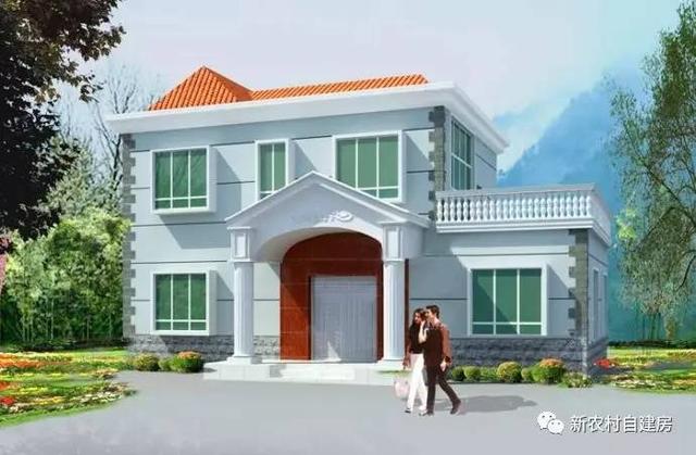 在農(nóng)村20萬(wàn)能建什么樣的房子？這樣的效果圖來(lái)一打
