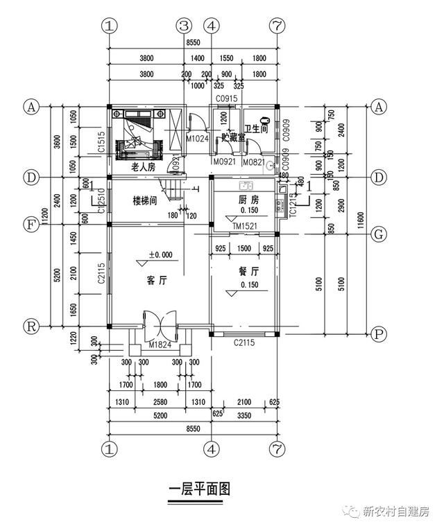 9x12米鄉(xiāng)村三層別墅設(shè)計，單家獨院含平面圖和立面圖