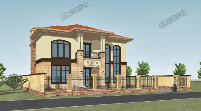 建一個(gè)這樣的二層歐式別墅，造價(jià)不高，里子面子全有啦！