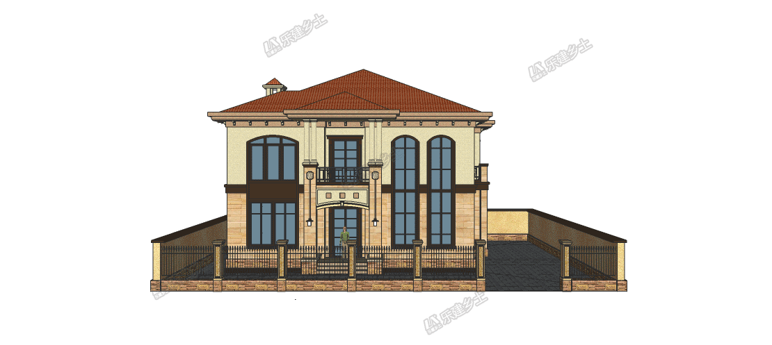 建一個(gè)這樣的二層歐式別墅，造價(jià)不高，里子面子全有啦！