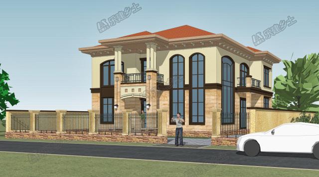 建一個(gè)這樣的二層歐式別墅，造價(jià)不高，里子面子全有啦！