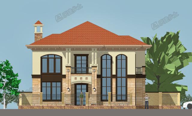 建一個(gè)這樣的二層歐式別墅，造價(jià)不高，里子面子全有啦！