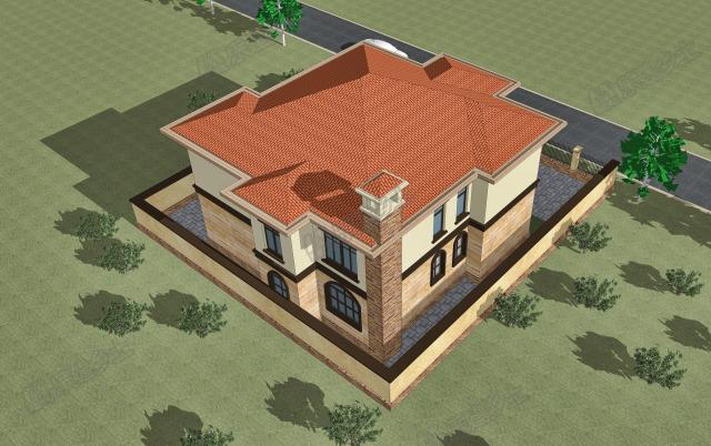 建一個(gè)這樣的二層歐式別墅，造價(jià)不高，里子面子全有啦！