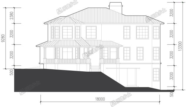 一所“內(nèi)外兼修” 的二層坡地住房設(shè)計(jì)，切勿錯(cuò)失圖紙呦！