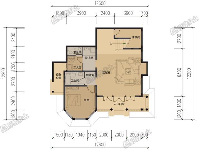 一所“內(nèi)外兼修” 的二層坡地住房設(shè)計(jì)，切勿錯(cuò)失圖紙呦！