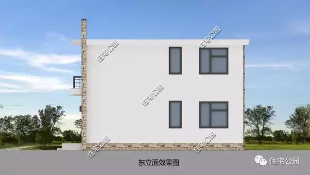 7X9.6米現(xiàn)代別墅，時(shí)尚、實(shí)用，造價(jià)僅12萬？