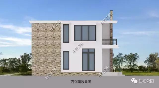 7X9.6米現(xiàn)代別墅，時(shí)尚、實(shí)用，造價(jià)僅12萬？