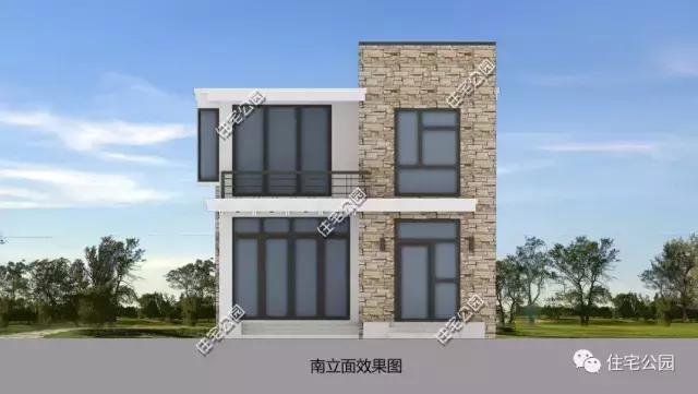 7X9.6米現(xiàn)代別墅，時(shí)尚、實(shí)用，造價(jià)僅12萬？