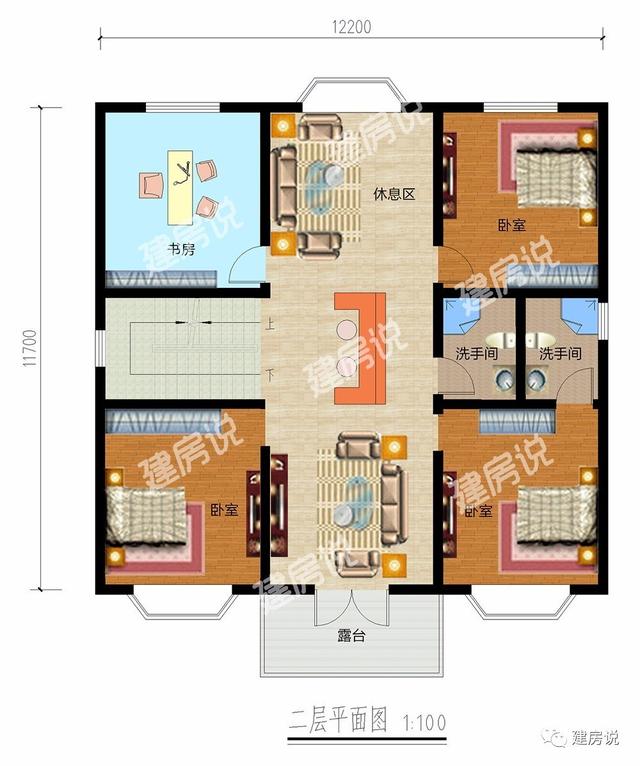 三層農(nóng)村別墅，有飄窗更美觀且很實(shí)用
