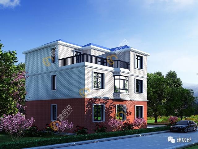 三層農(nóng)村別墅，有飄窗更美觀且很實(shí)用