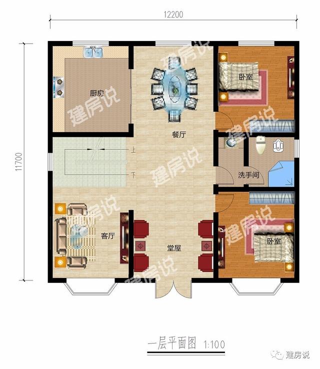 三層農(nóng)村別墅，有飄窗更美觀且很實(shí)用