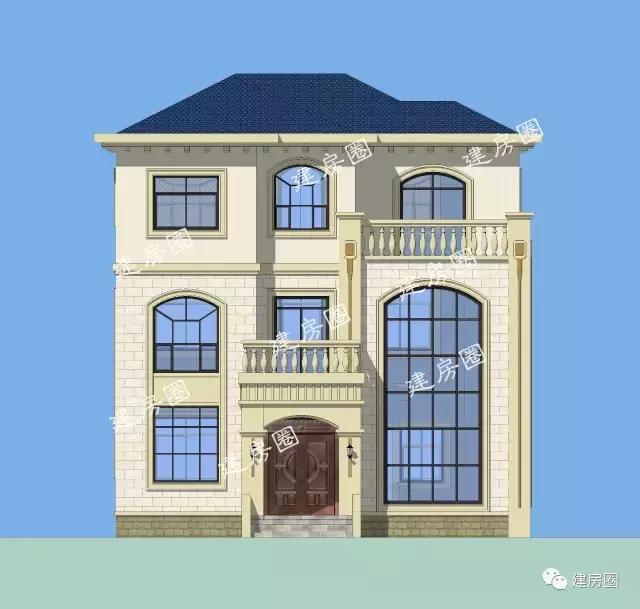 原來欣賞也是一種享受，三層漂亮帶大露臺歐式風(fēng)格別墅