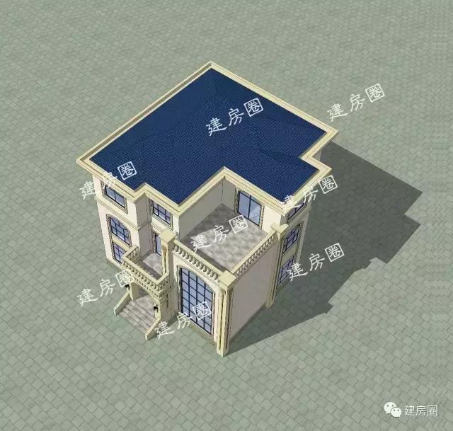 原來欣賞也是一種享受，三層漂亮帶大露臺歐式風(fēng)格別墅