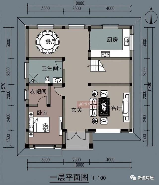 農(nóng)村自建房別墅最佳戶型圖排名前5榜，戶型4最受歡迎