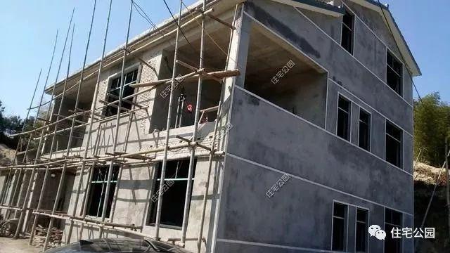 農(nóng)村自建二層住宅施工全過程，附多張施工圖