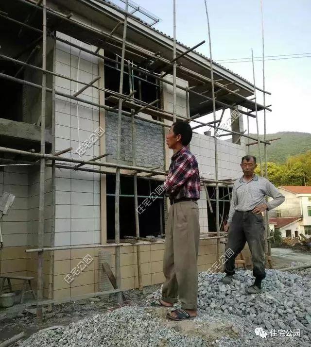 農(nóng)村自建二層住宅施工全過程，附多張施工圖