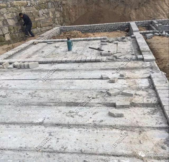 農(nóng)村自建二層住宅施工全過程，附多張施工圖