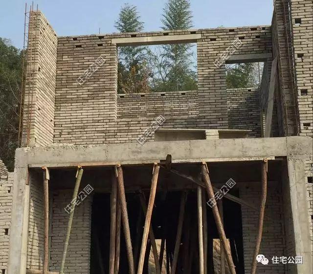 農(nóng)村自建二層住宅施工全過程，附多張施工圖