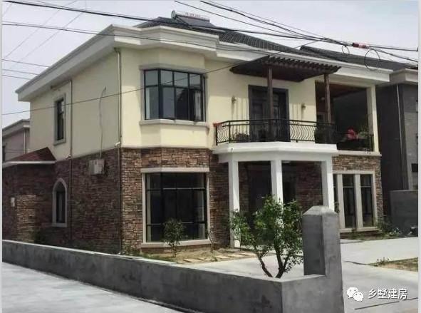 帶亭子的二層農(nóng)村自建房，附完工照和室內(nèi)裝修圖