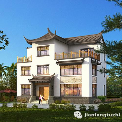 5款徽派風(fēng)格農(nóng)村自建房設(shè)計方案圖，喜歡徽派的收藏了